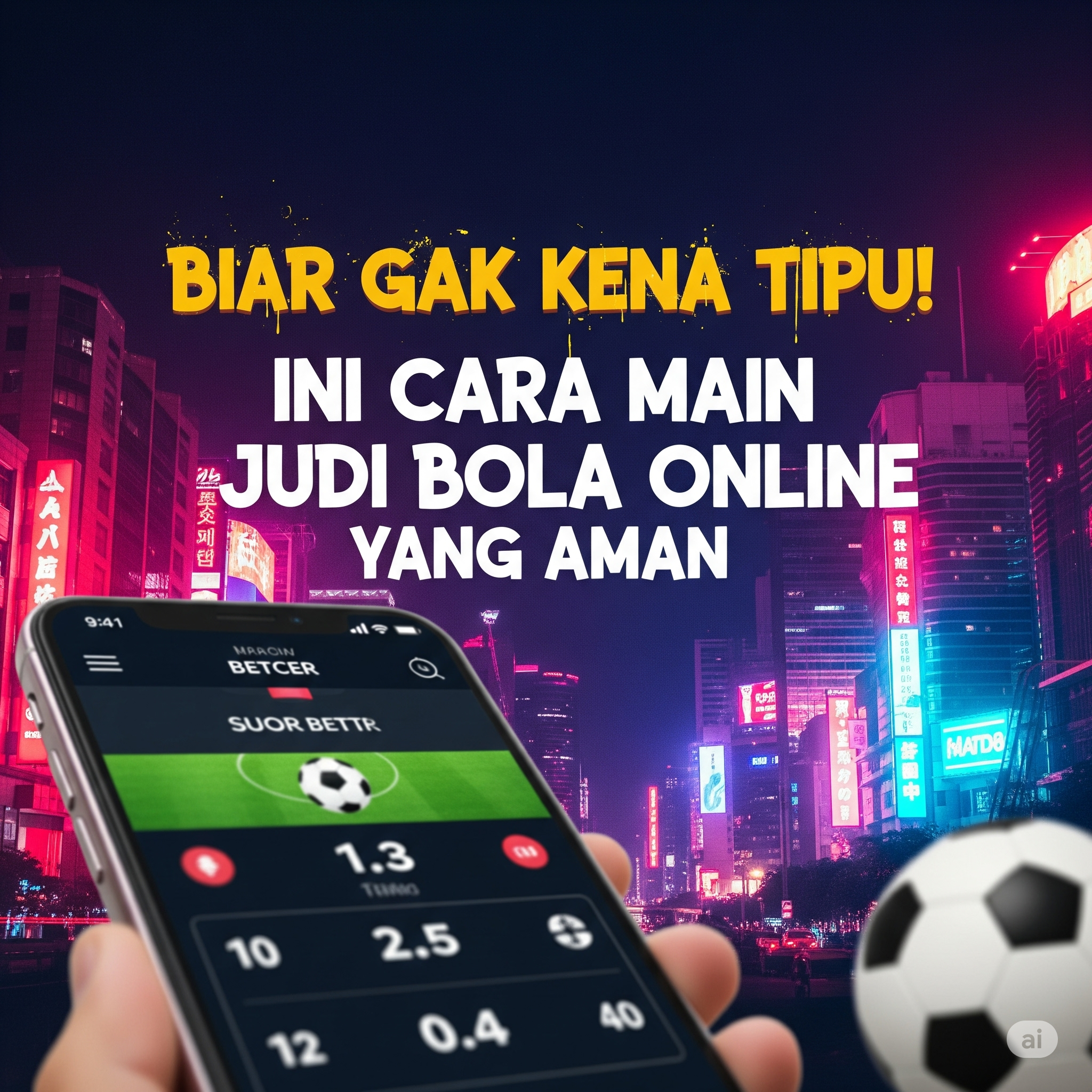 Biar Gak Kena Tipu! Ini Cara Main Judi Bola Online yang Aman